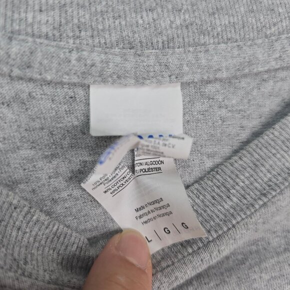 Vintage US Air Force Wings Grey Blue Pullover Shirt - Picture 6 of 6